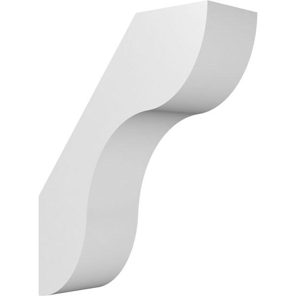 Ekena Millwork 5-in. W x 14-in. D x 18-in. H Carmel Architectural Grade PVC Knee Brace BRCP05X14X18CAR - main